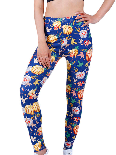 YSDNCHI Summer Flower Print Gym Leggings for Women